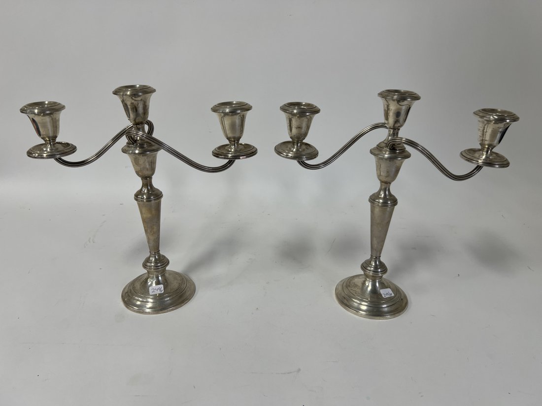 Pr. Sterling Silver Gorham Candleabra (1 of 3)