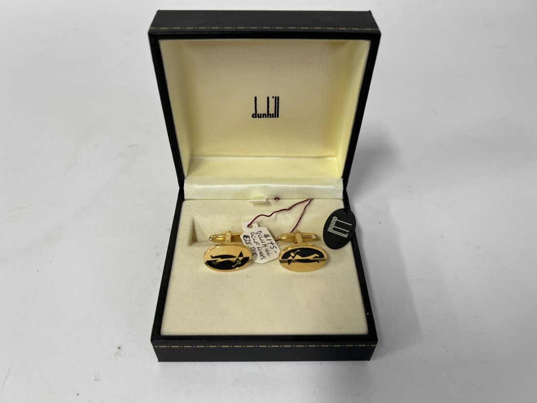 Alfred Dunhill Golfing Cuff Links (1 of 2)