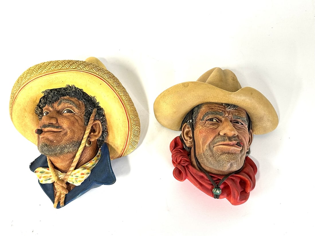 Two(2) Bosson's England Chalkware Character Plaques (1 of 4)