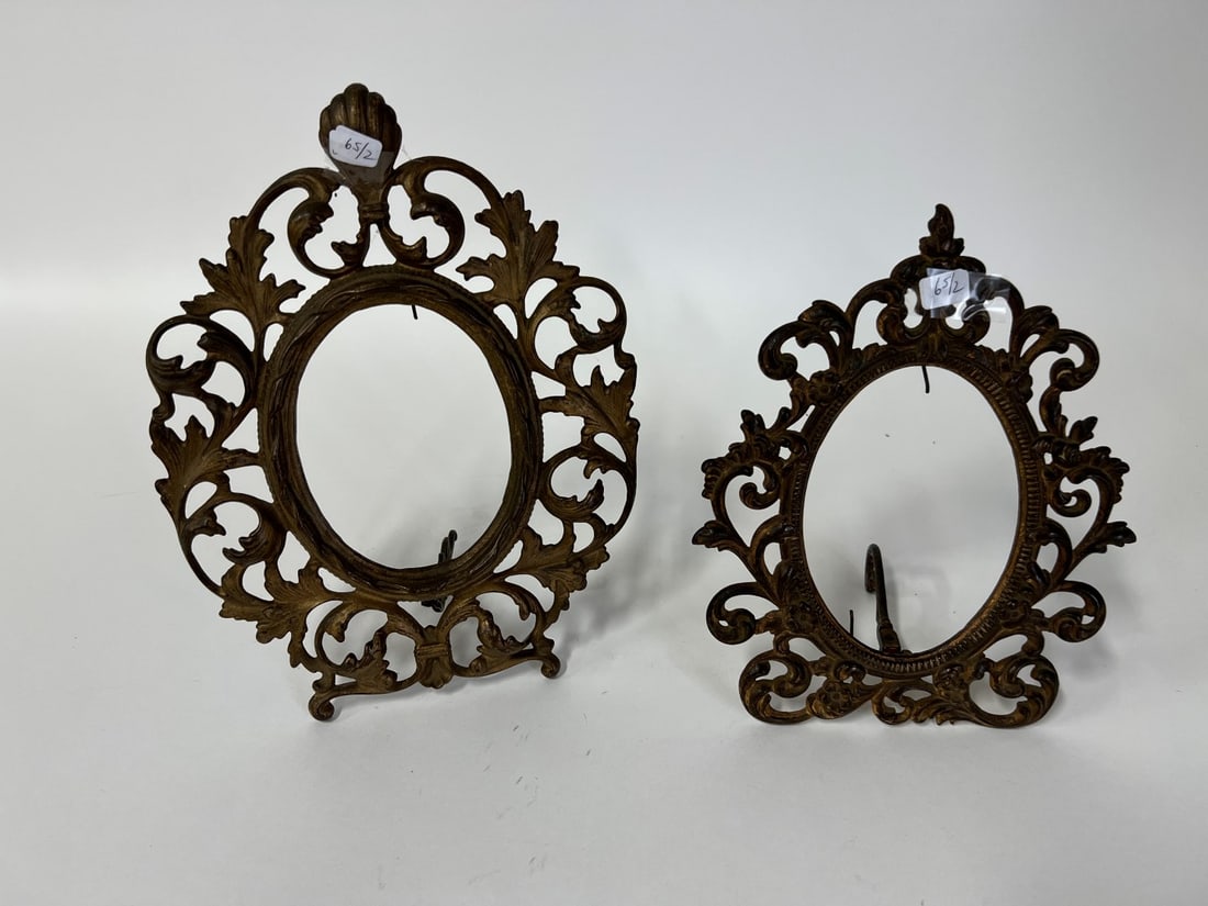 Fancy 19th C. Bronze Frames (2) (1 of 4)