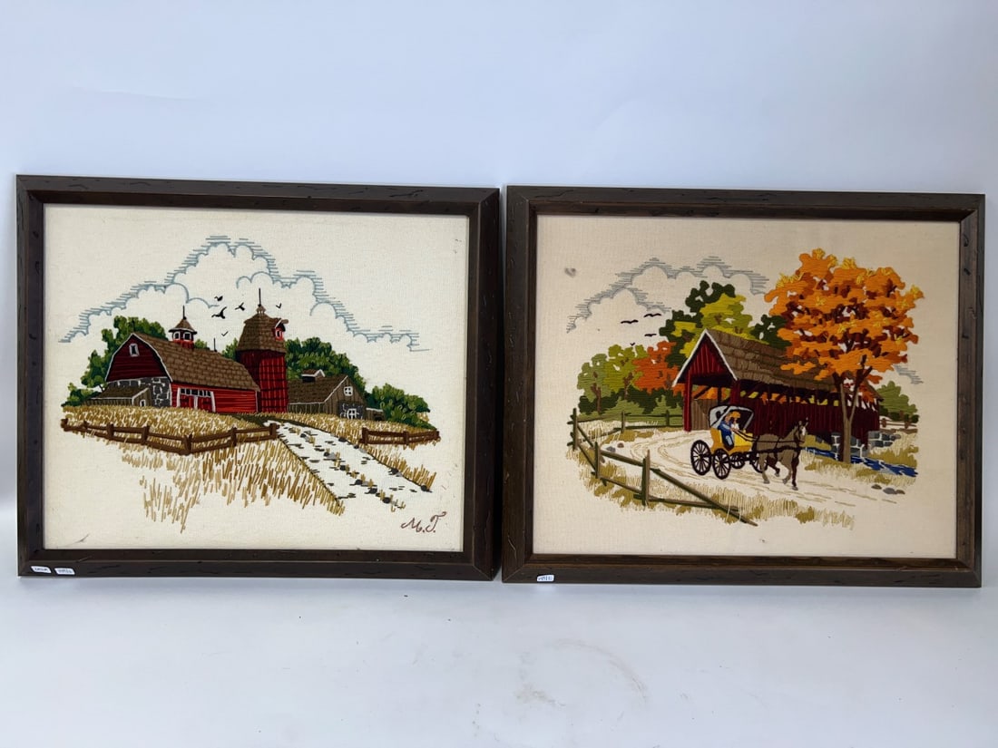 Needle Work framed. (2) (1 of 5)