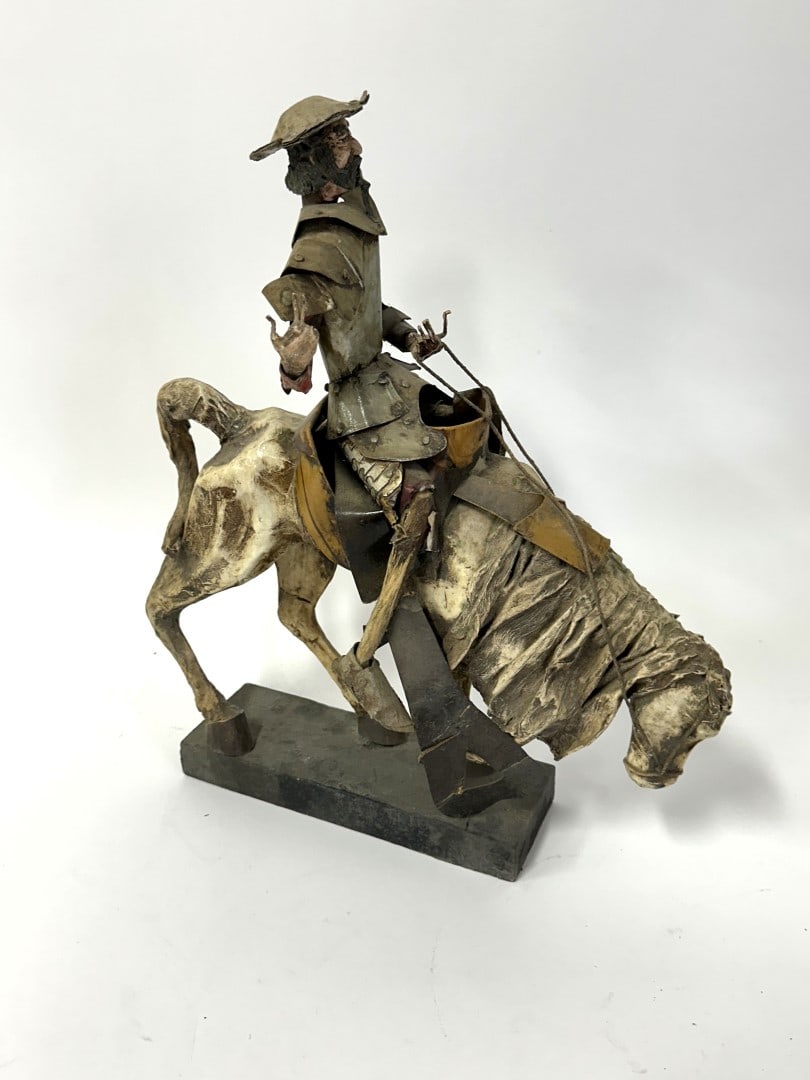 Unusual Papier Mache Figure of Don Quixote on Horse (1 of 4)