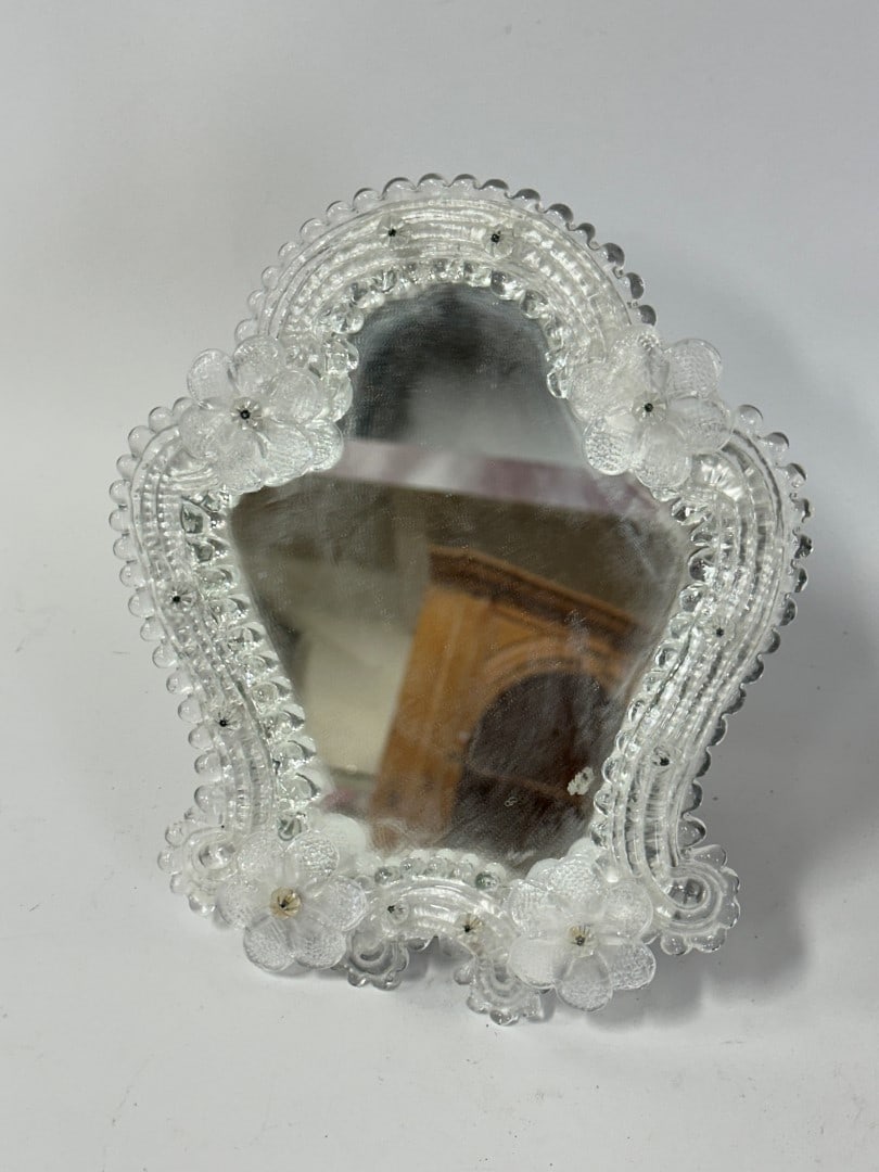 Fancy Venetian Glass Dresser Mirror (1 of 3)