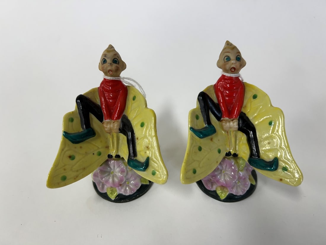Pr. Palmer Cox Brownie Porcelain Figures (1 of 4)
