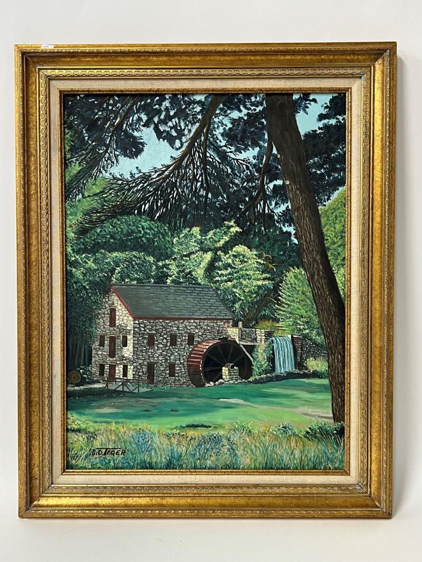 S. D. Leger. Oil on Canvas. Sgd. (1 of 4)