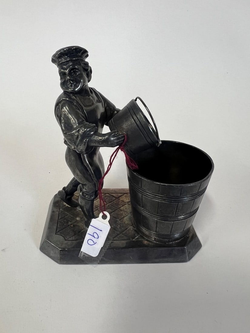 American Victorian Figural Toothpick Holder (1 of 5)