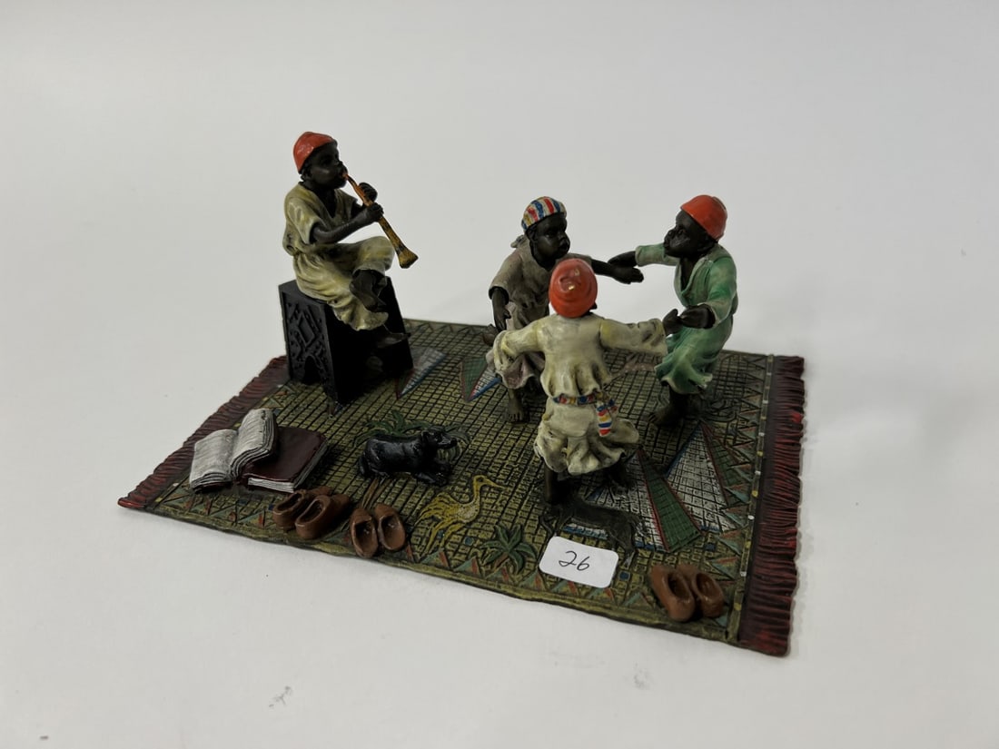 Vienna Bronze Figure of Children Dancing (1 of 5)