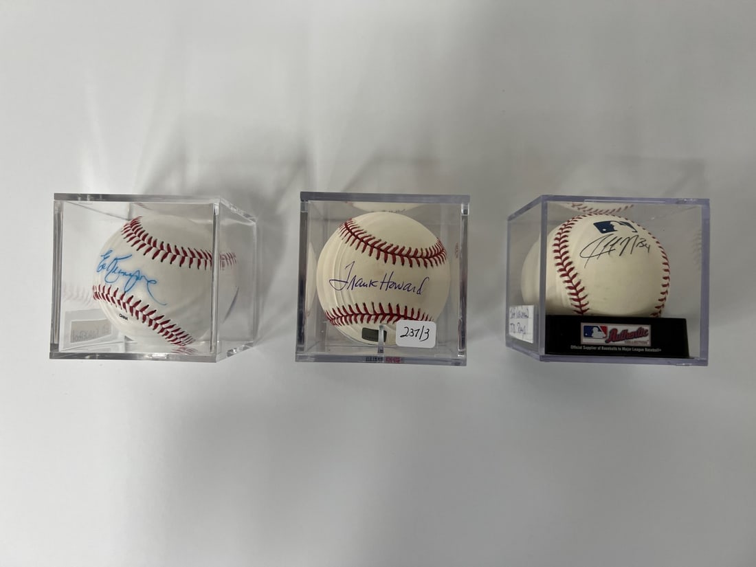 Autographed Baseballs Newman, Howard & Kranepool (3) (1 of 4)