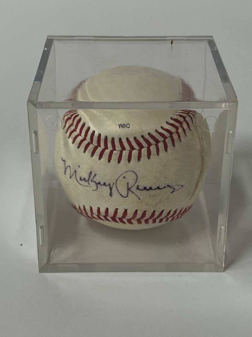 Mickey Rivers Autographed Baseball (1 of 2)
