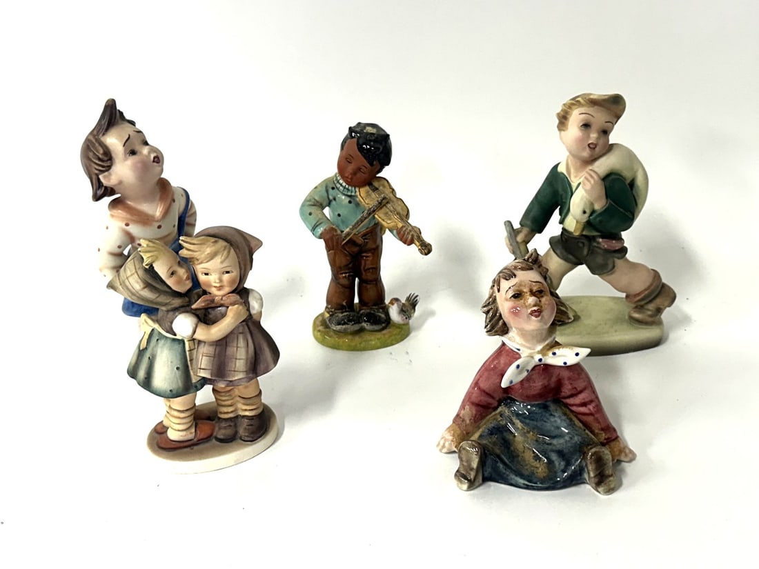Five(5) Austrian Porcelain Figurines (1 of 4)