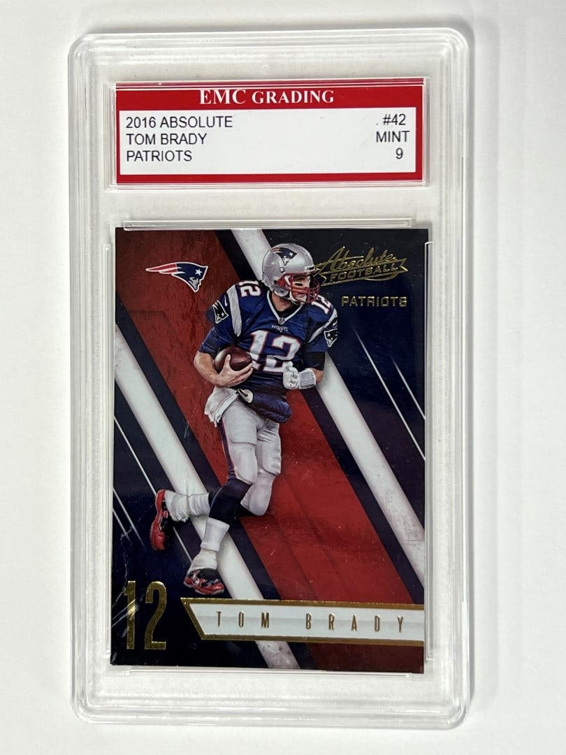 Tom Brady Mint 9 Graded Card (1 of 2)