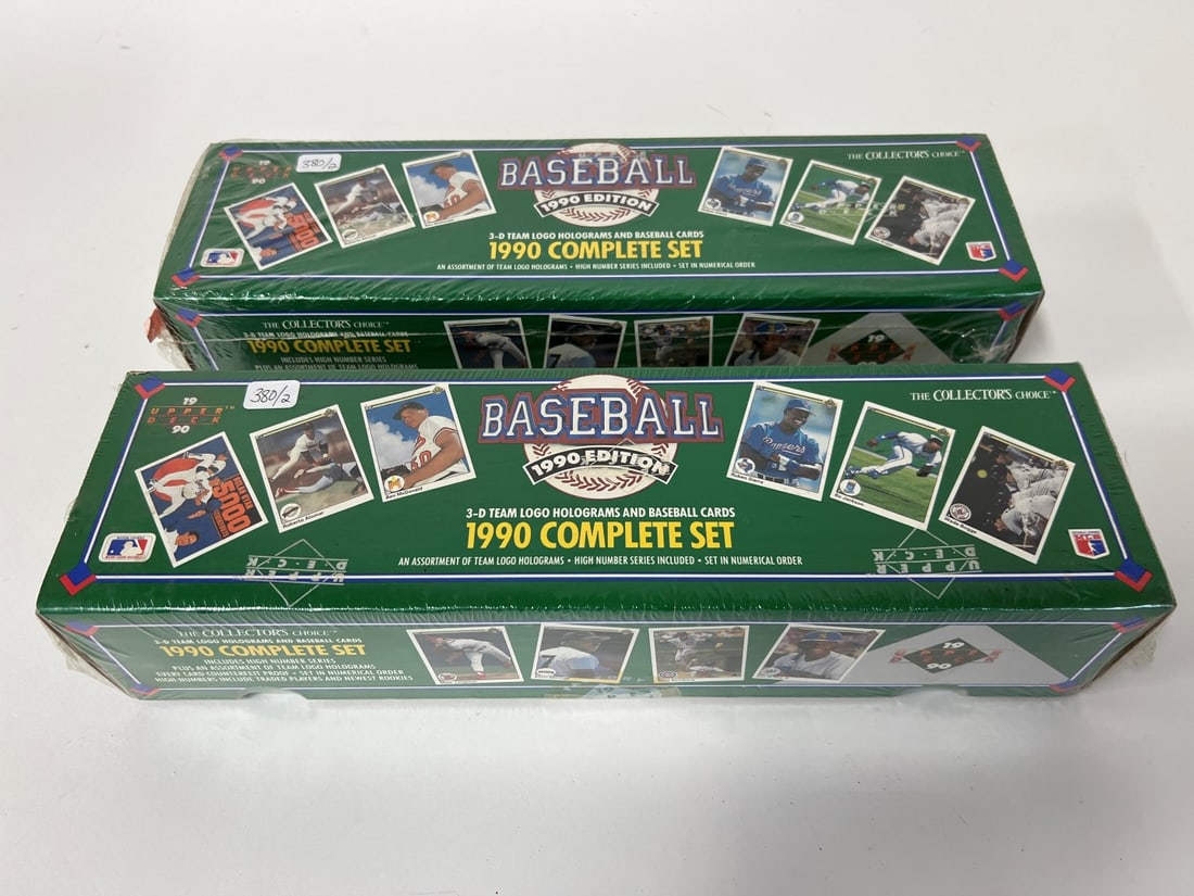 Two Sealed 1990 Upper Deck Boxes (1 of 3)