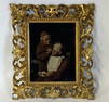 Arnaldo Tamburini Italian Oil On Board  Monks