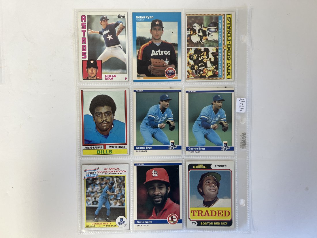 Baseball & Football Card Lot Inc. Ryan & Brett (1 of 2)