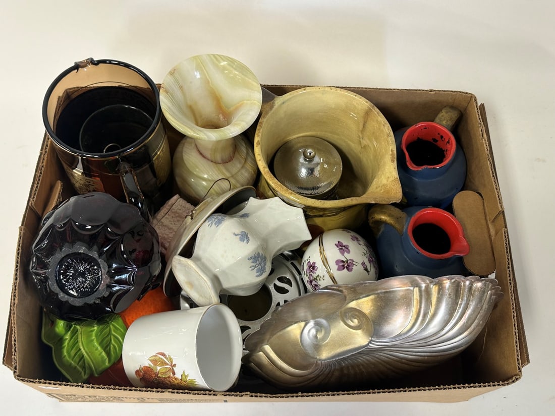 Box Lot of Miscellaneous Estate Items (1 of 2)