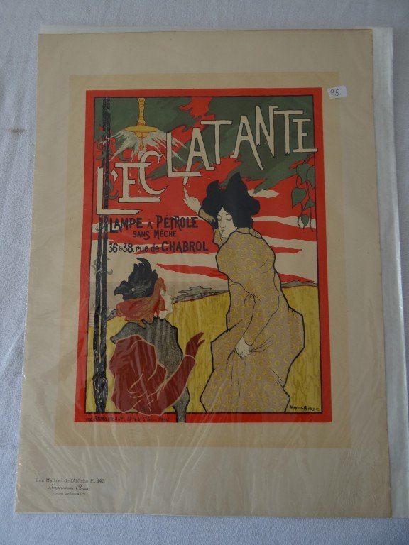 Les Maitres de l'Affiche: Pl 143. L'Eclatante Manuel Robb 1895 Paris 15 5/8" x 11 3/8"