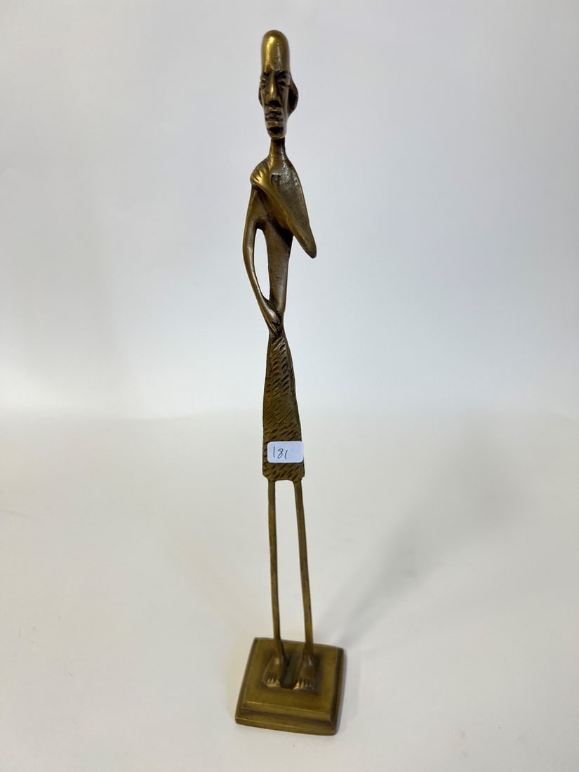 African Bronze Figure.: 14"H