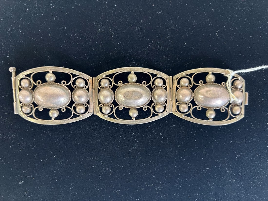 Mexican Sterling Silver Bracelet (1 of 2)