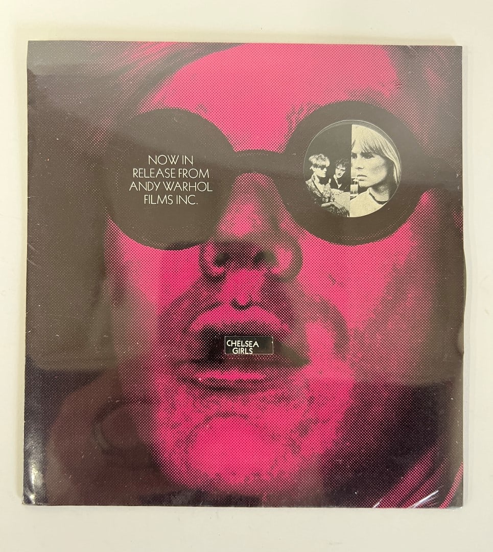 Andy Warhol Chelsea Girls Promo: Andy Warhol Films Inc. 6 1/2"H x 6 1/4"W