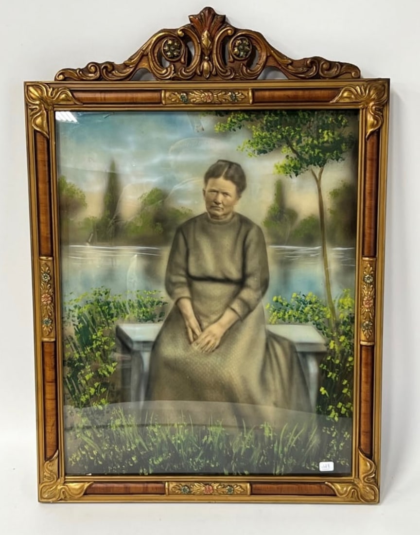 Good Quality Fancy Gilt & Walnut Framed (1 of 4)