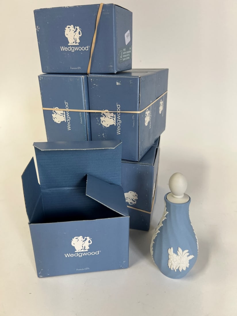 Wedgwood Perfume Bottles. Orig. Boxes (10) (1 of 3)