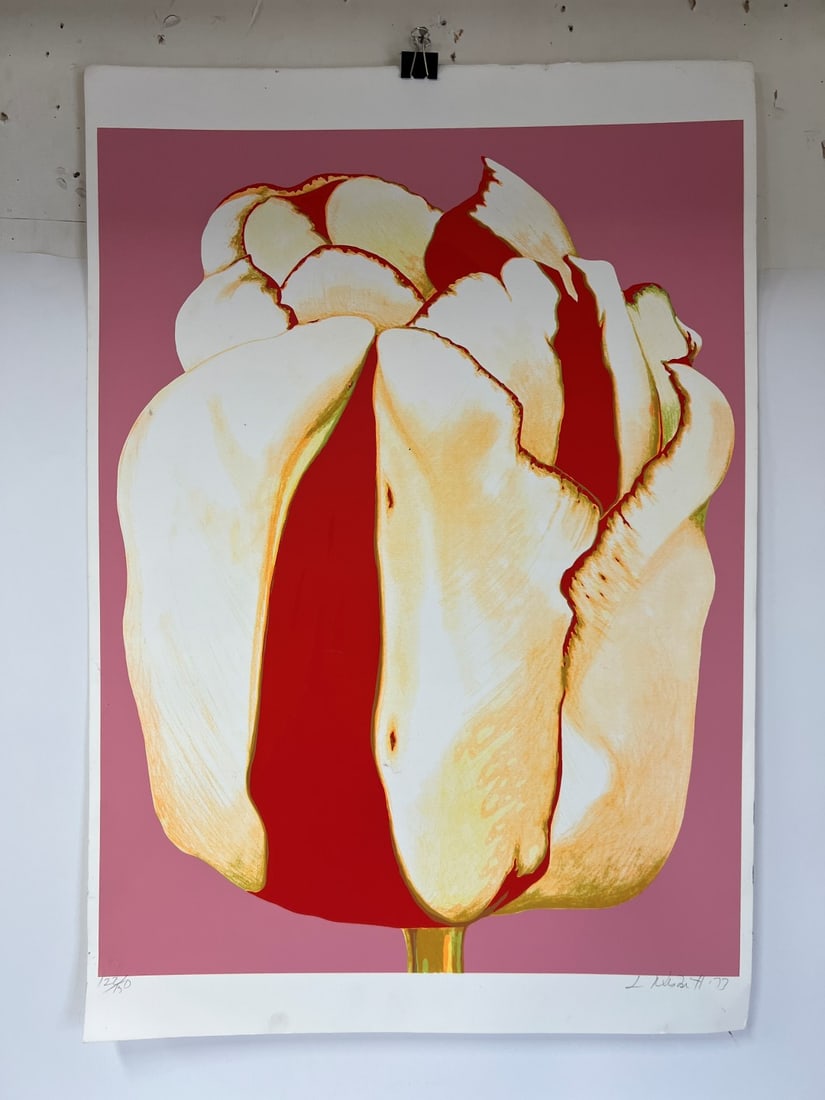 Lowell Nesbitt;  Original Lithograph . Signed & Numbered (1 of 3)