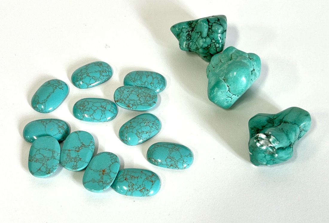 Fine Antique Turquoise Lot (15) (1 of 1)