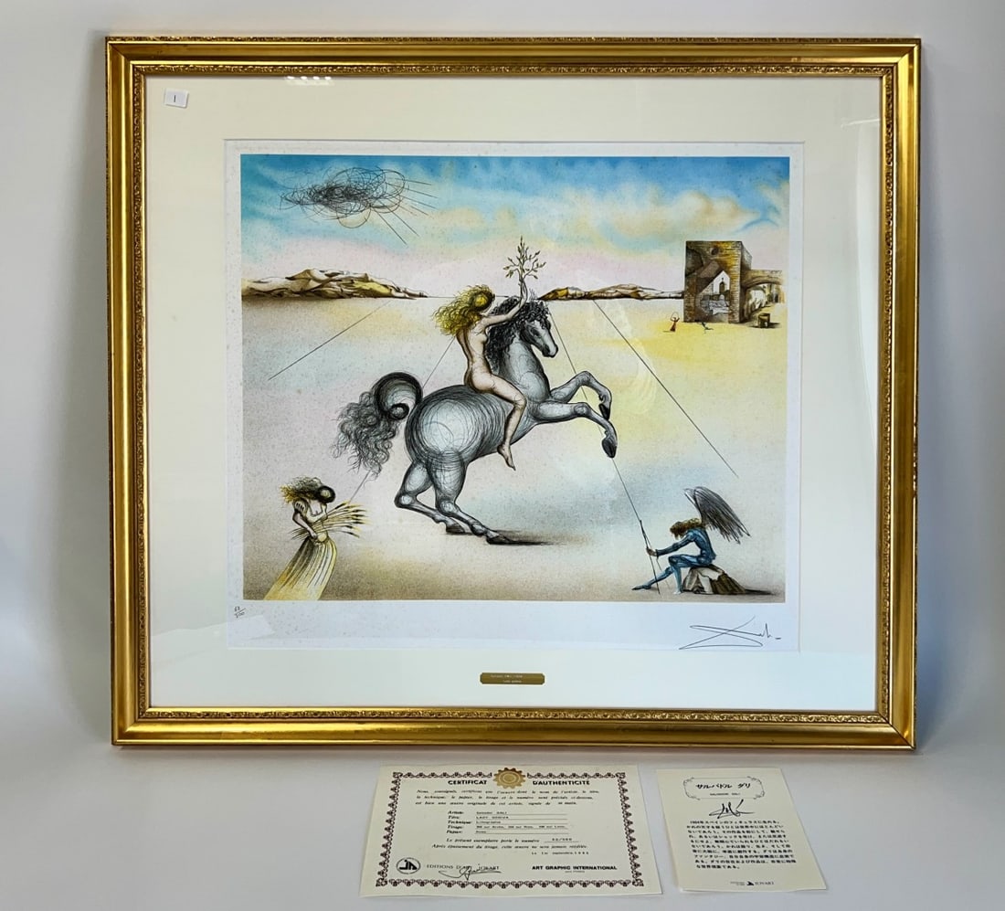 Salvadore Dali. Ltd. Ed. Lithograph Sgd (1 of 8)