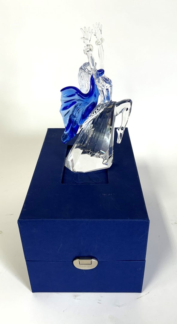 Swarovski Crystal Figure - Isadora: Swarovski Crystal Figure - Isadora in original fitted box. Magic of Dance series. Marked at the underside and having Collectors Society crystal; 8.5in.H.