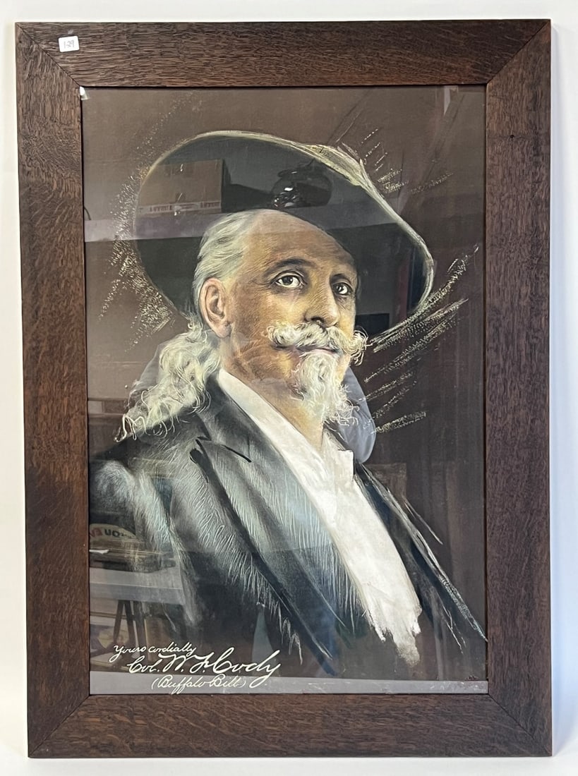 1907 Currier Co. Buffalo Bill Lithograph (1 of 4)