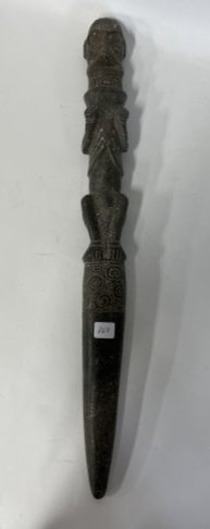 Taino Rare & Large stone Dagger (1 of 4)