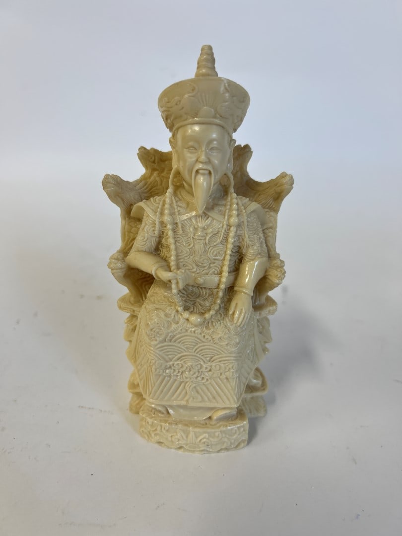 19th C. Carving of an Elder (1 of 4)