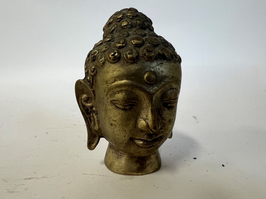 Tibetan Bronze Head (1 of 3)