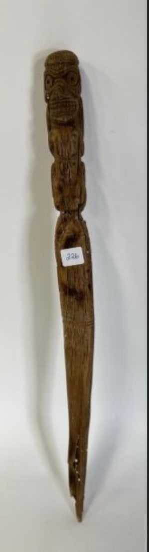 Taino Ceremonial Wooden Implement (1 of 3)