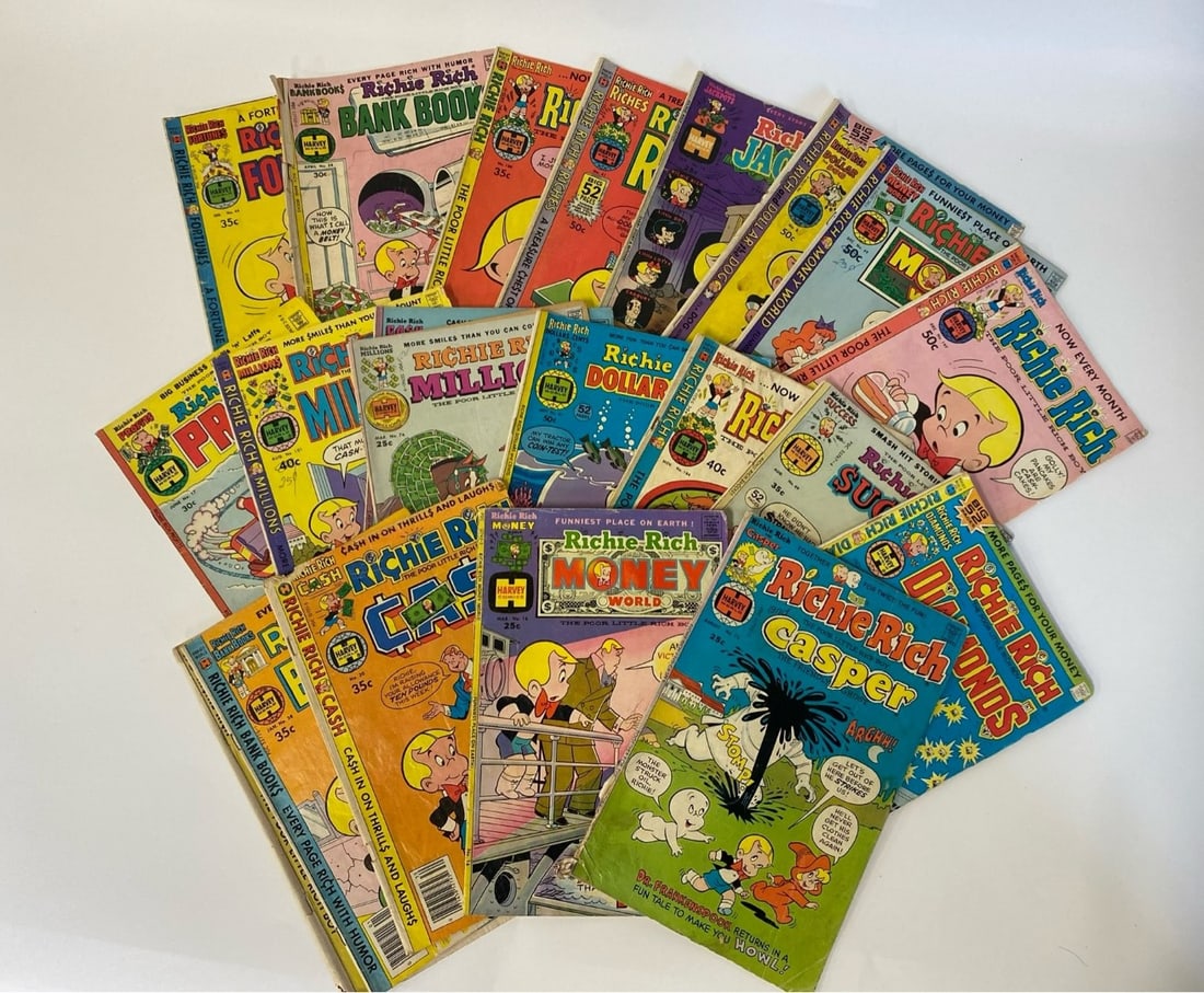 Lot of Richie Rich Comic Books (1 of 2)