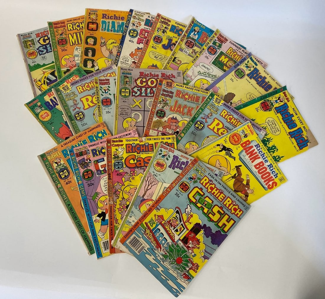 Lot of Richie Rich Comic Books (1 of 2)