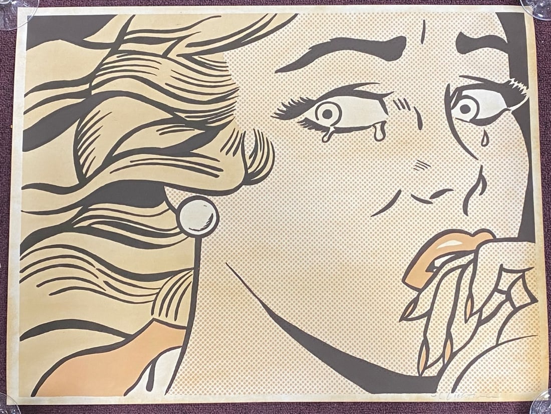 Lichtenstein Silkscreen Signed. (1 of 2)