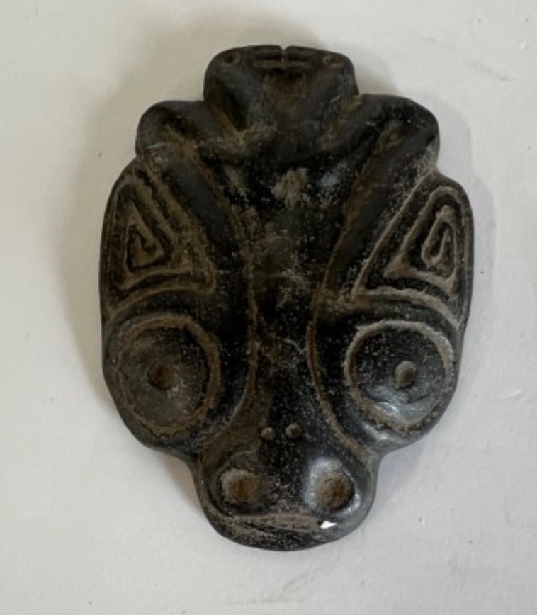Taino Black Stone Amulet (1 of 2)