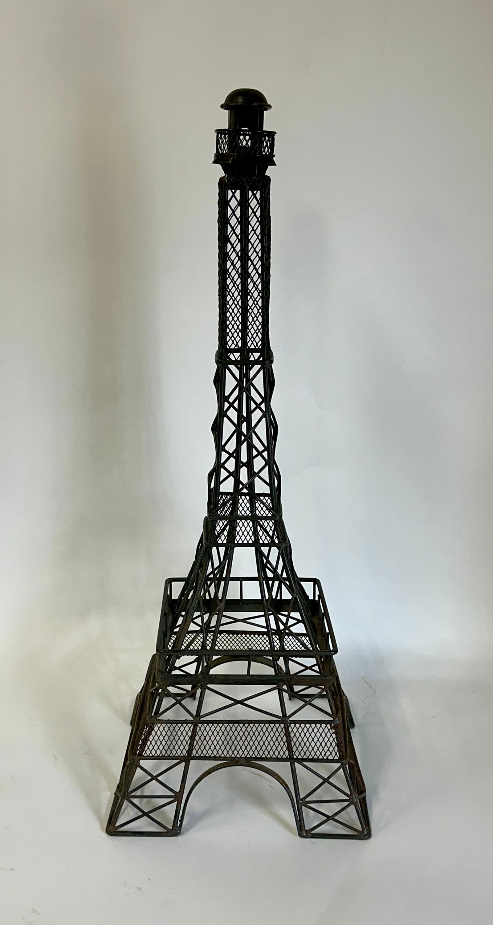 Mid-Century Modern Painted Iron Eiffel Tower (1 of 4)