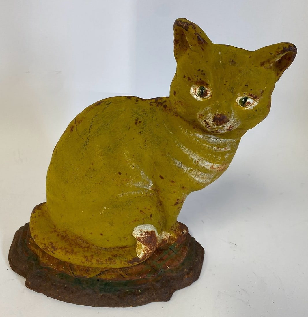 Cast Iron Cat Door Stop (1 of 2)