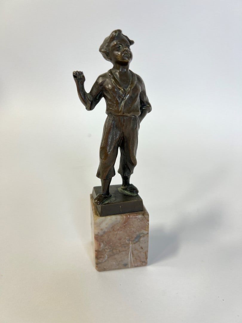 Hoffman. Bronze of a Boy. Sgd. (1 of 3)
