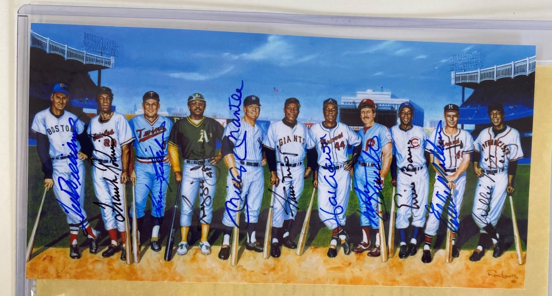 500 Home Run Club Photo. Signed (11) (1 of 2)