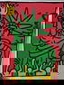 Keith Haring Postcard, Sgd.