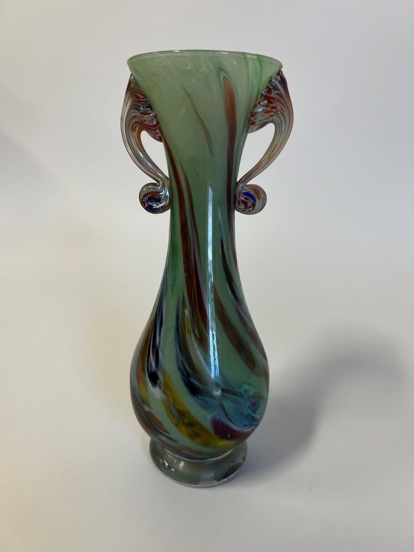 Art Glass Italian Murano Glass Vase (1 of 4)