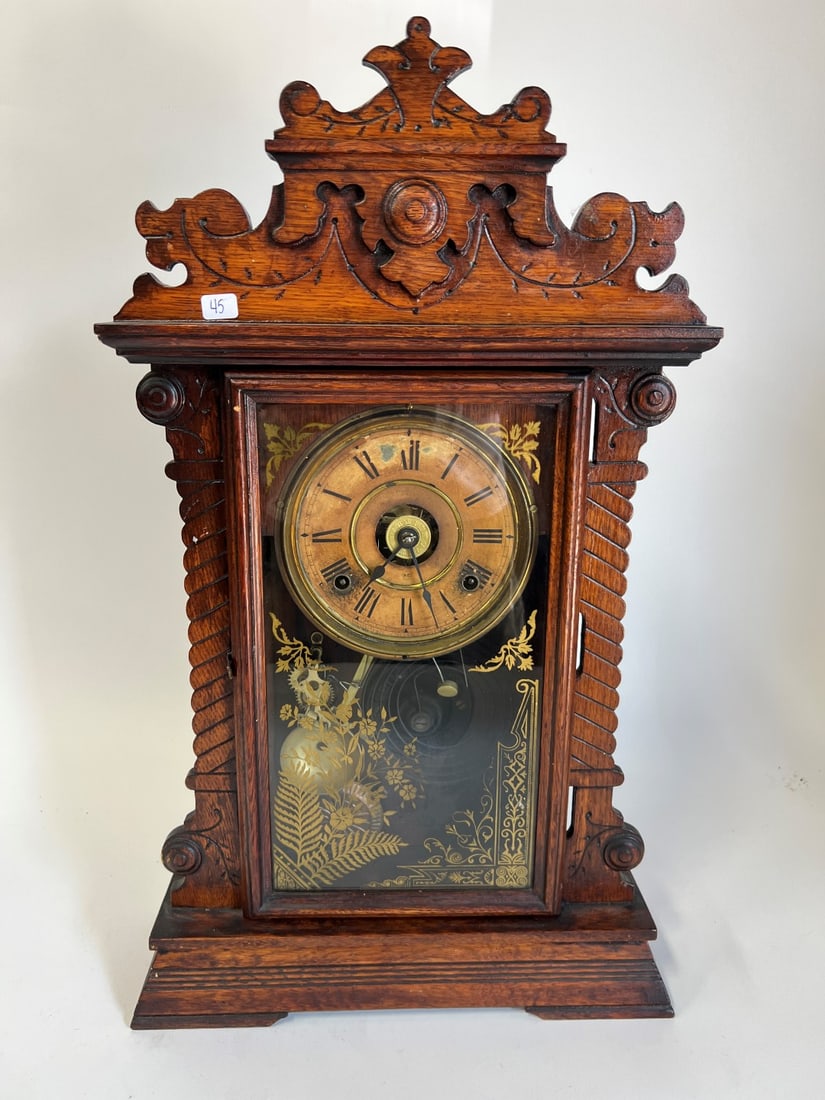 Seth Thomas Gingerbread Chime Clock (1 of 4)