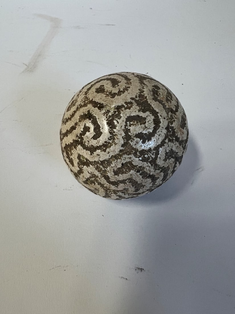 Taino Ceremonial Carved Ball (1 of 1)