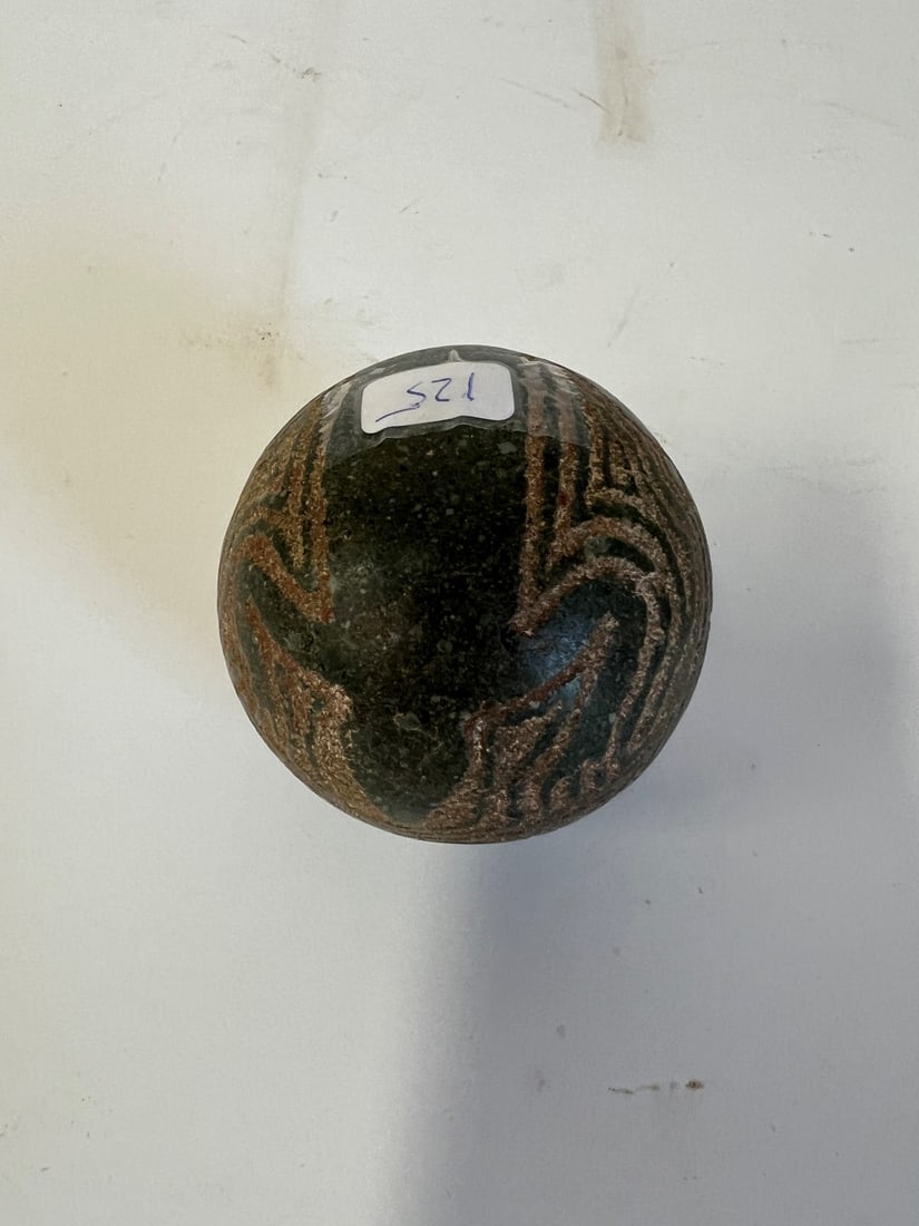 Taino Ceremonial Carved Ball (1 of 1)