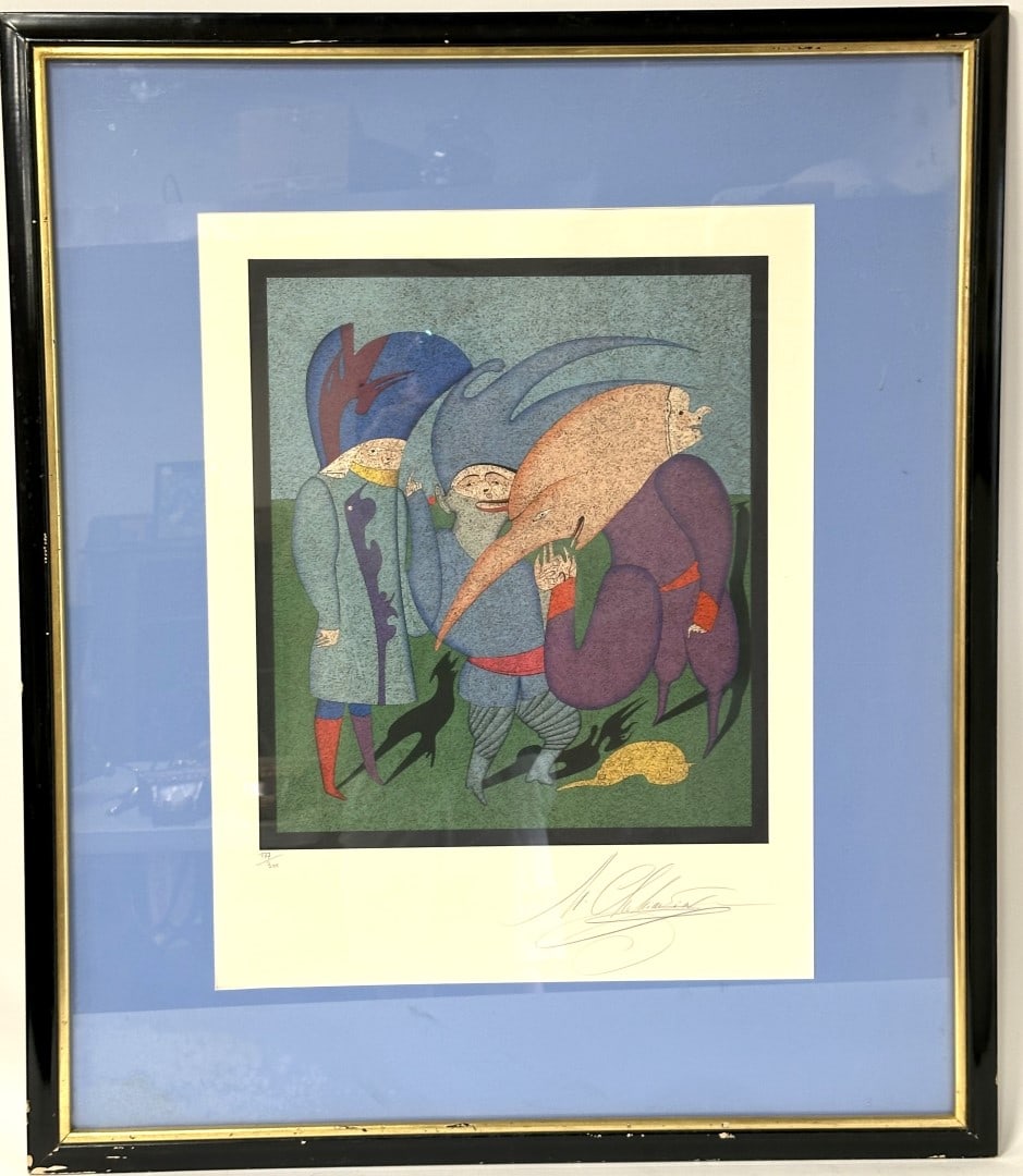 Mihail Chemiakin; 20thC. Russian Lithograph Signed (1 of 7)