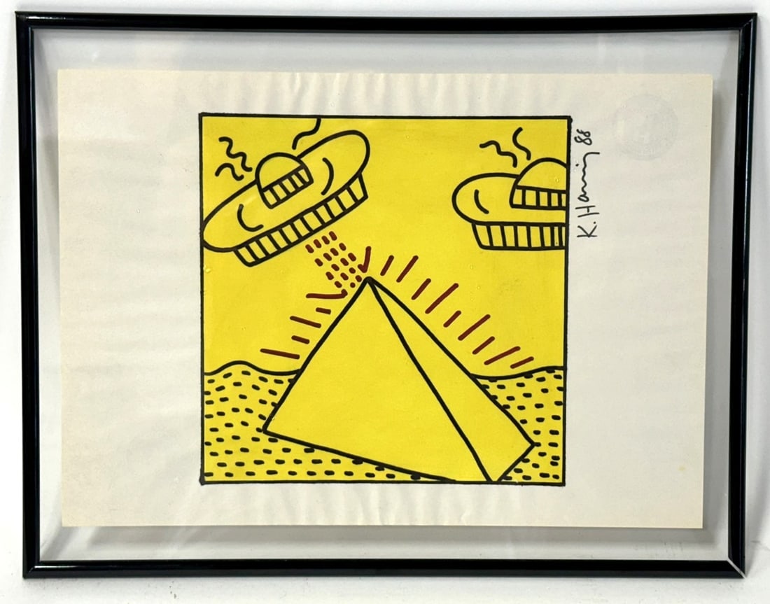 Keith Haring; 20thC. Modernist Felt-Tip Drawing (1 of 5)