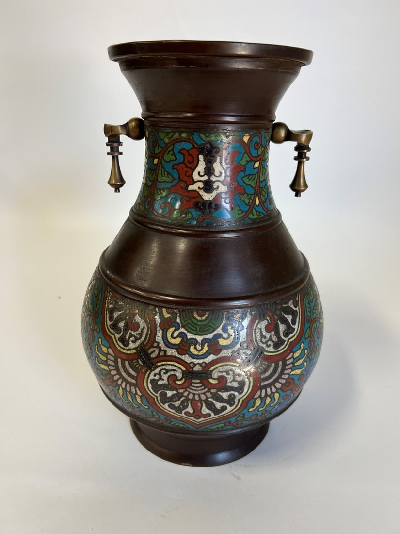 Antique Champleve Japanese Vase (1 of 5)